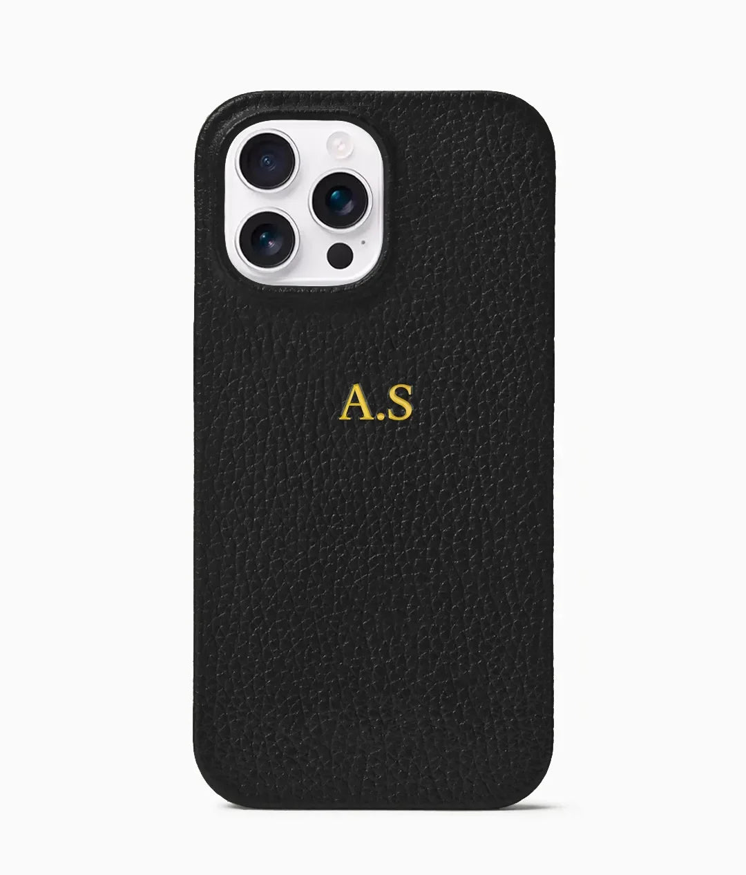 Black Pebble Leather Phone Case – My Personalized Item Black Pebble Leather Phone Case – My Personalized Item