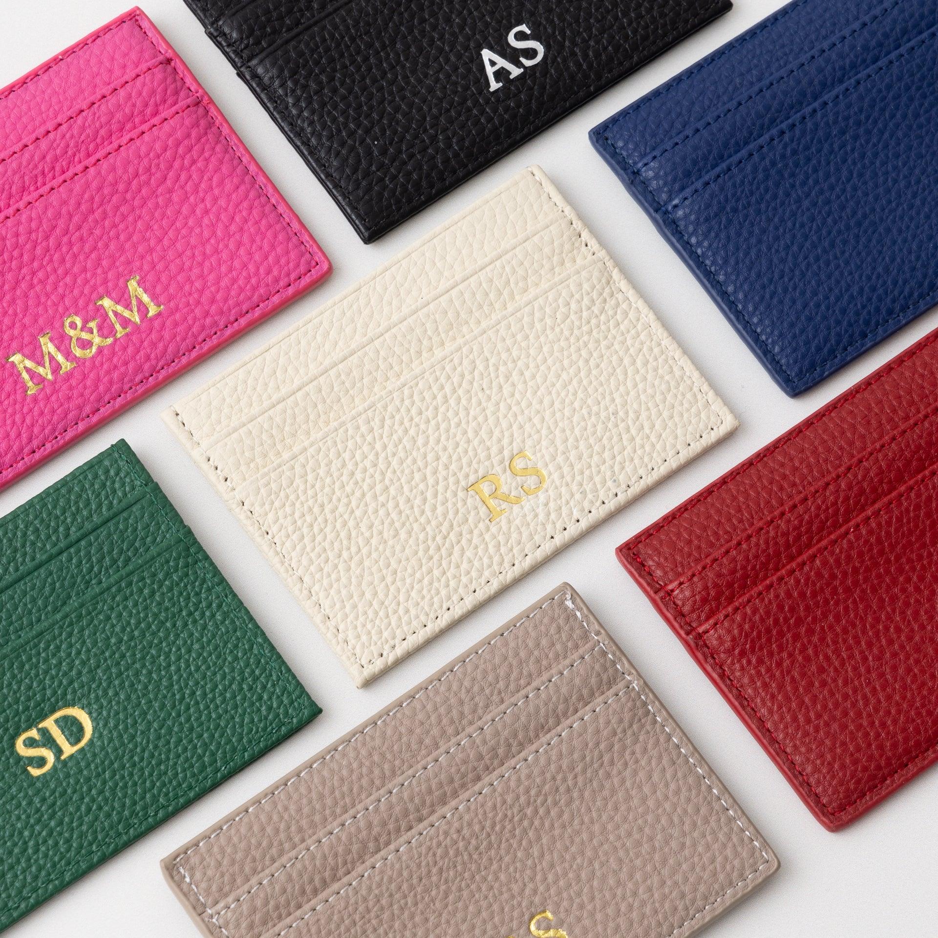 Personalised Card Holders & Wallets