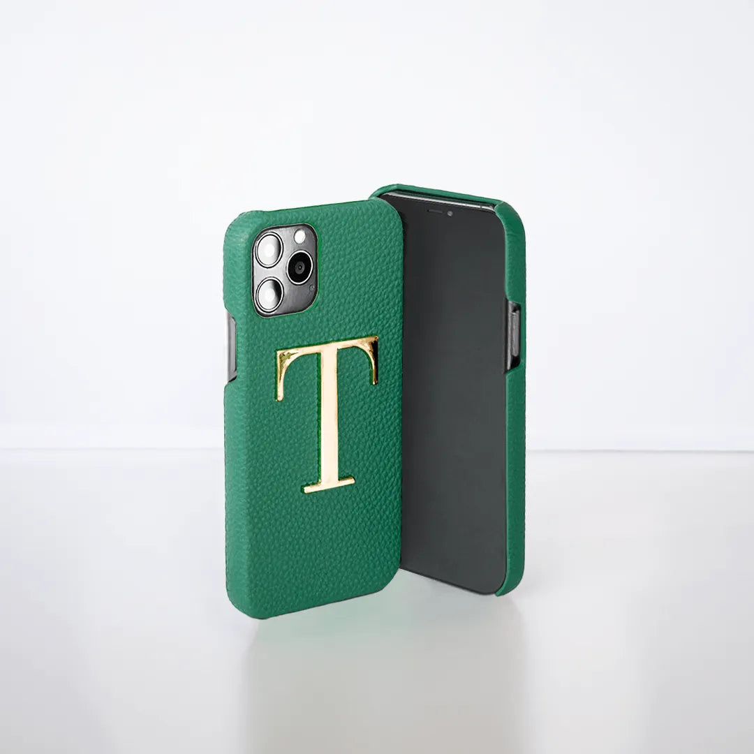 Best Green Pebble Genuine Leather Letter Phone Case – Quality leather at a great price.