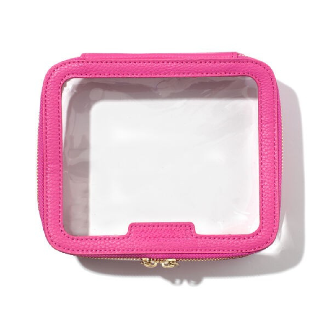 Personalised Makeup Bag Hot Pink