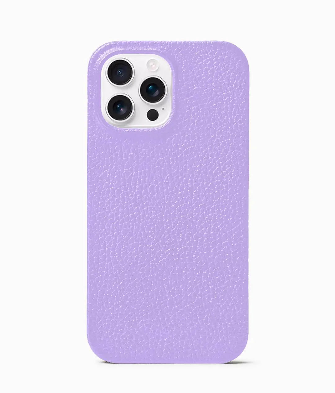 Lilac Pebble Leather Phone Case