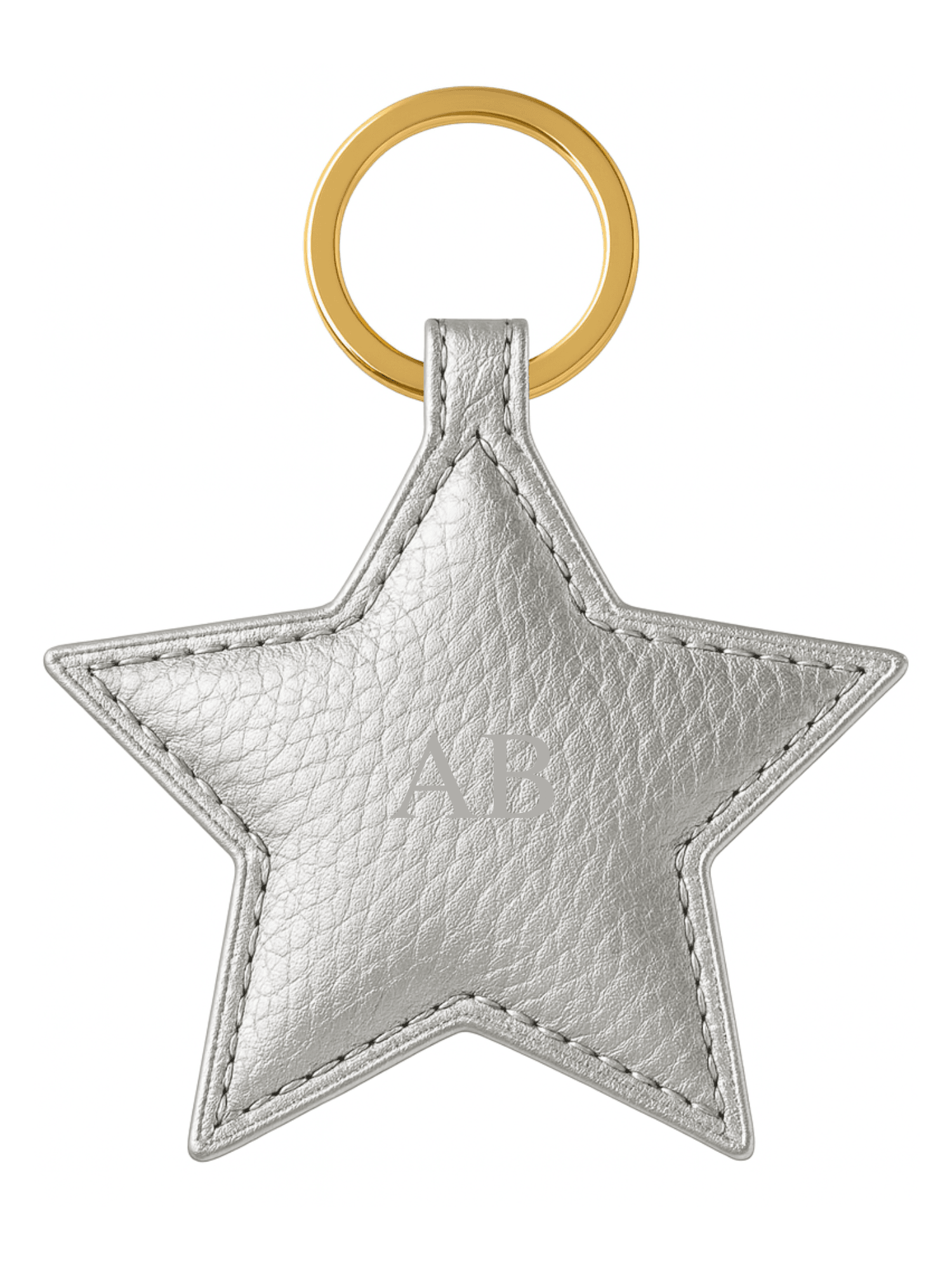 Personalised Star Key Ring