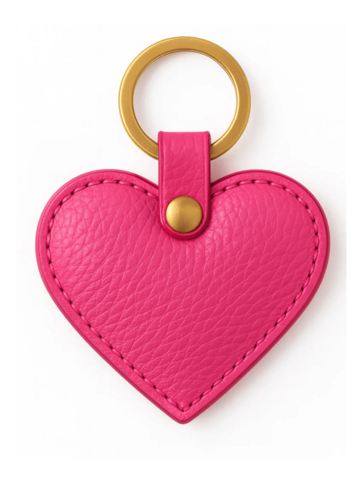 Pink Heart Key Rings Personalised Leather Keyrings – My Personalized Item